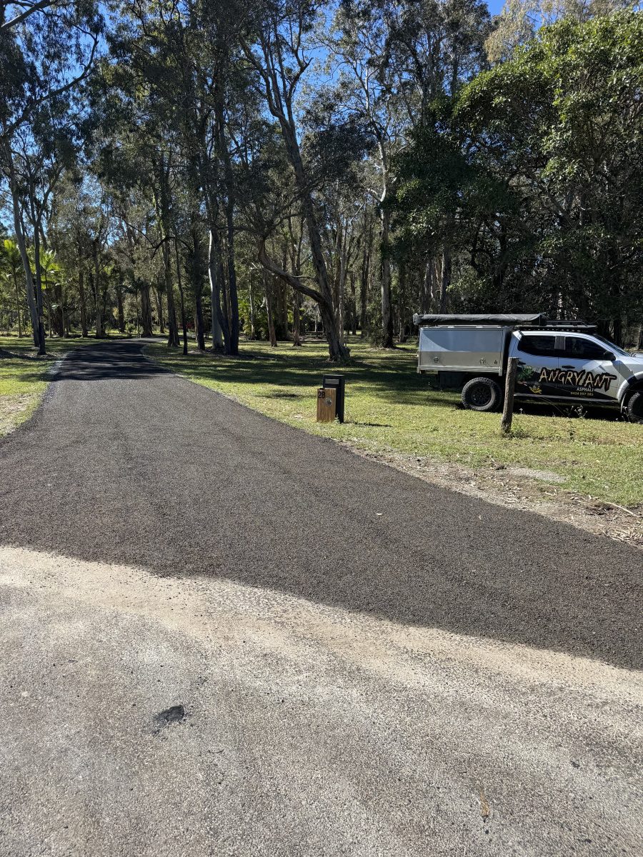 Team on site — angry ant asphalt — local asphalt company brisbane